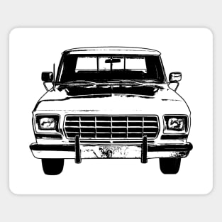 F 150 Ranger Supercab Sketch Art Magnet